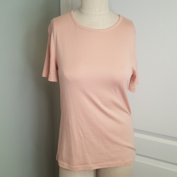 A New Day T Shirt and Striped Cardigan Set pink orange - Picture 3 of 5